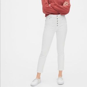 Gap High Rise Cigarette Jeans